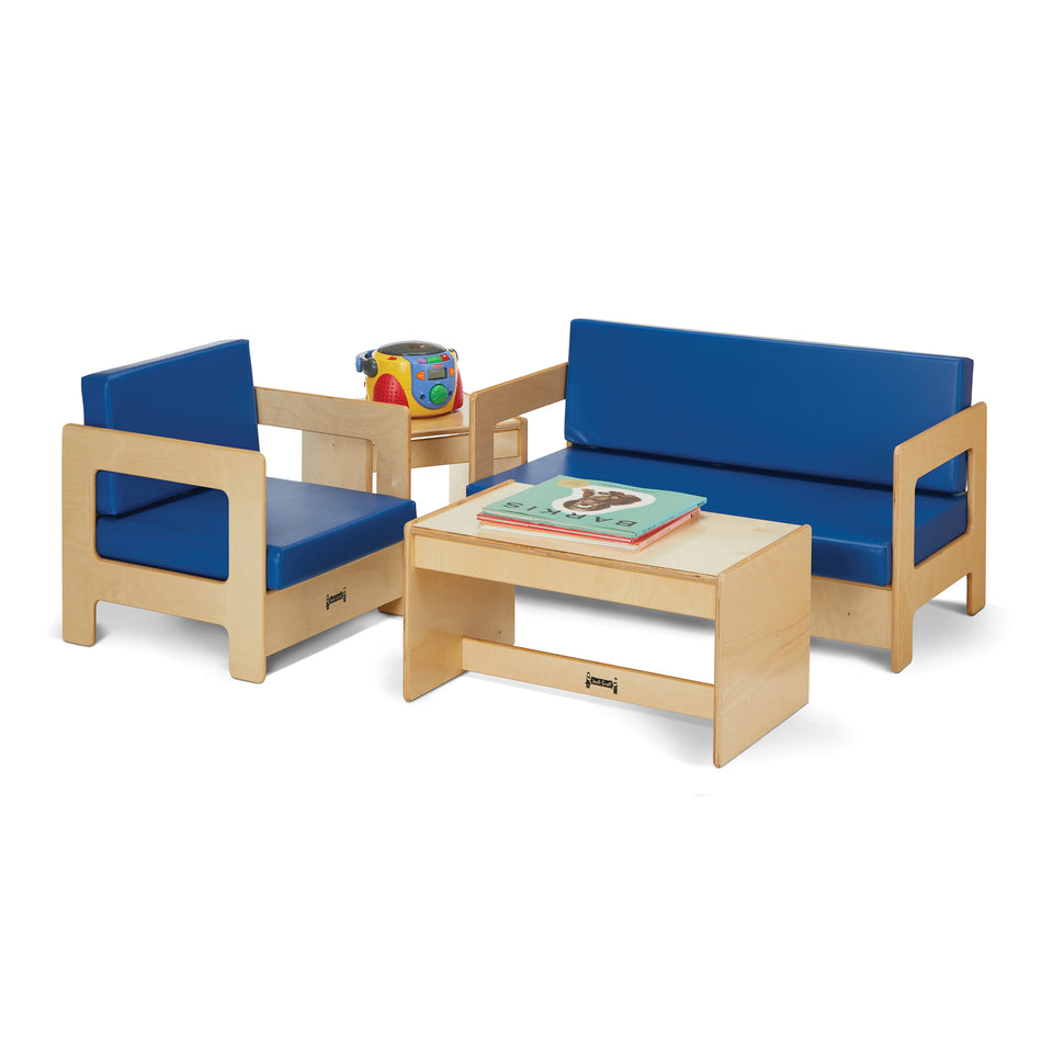 0381JC, Jonti-Craft Living Room 4 Piece Set - Blue
