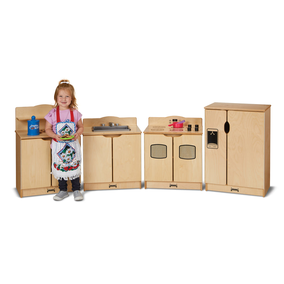 2441JC, Jonti-Craft Toddler Gourmet Kitchen 4 Piece Set
