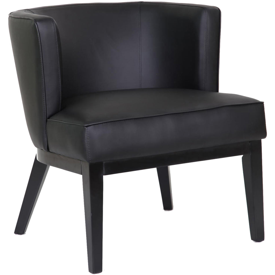 Ava guest, accent or dining chair - Black, B529BK-BK