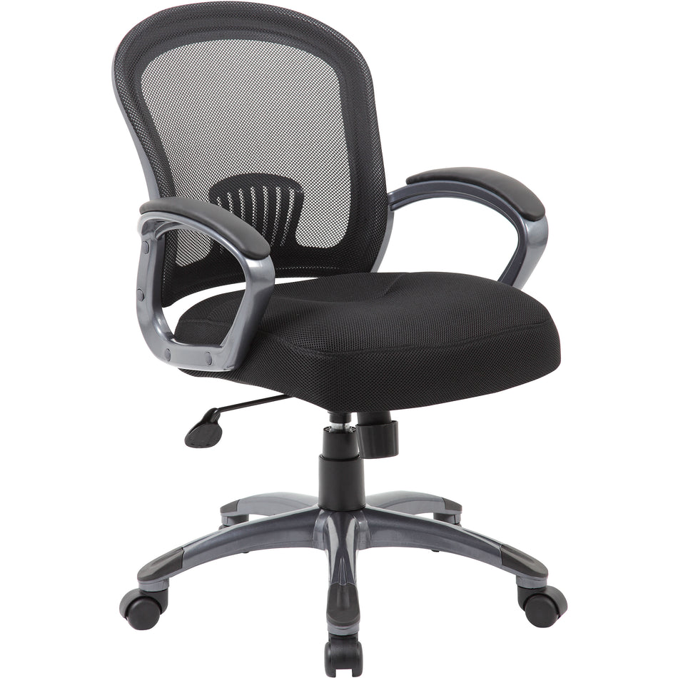 Ergonomic Mesh Task Chair - Mid Back, B6256-BK