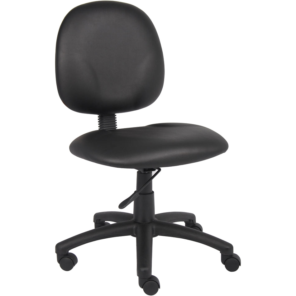Diamond Task Chair In Black Antimicrobial Vinyl, B9090-CS
