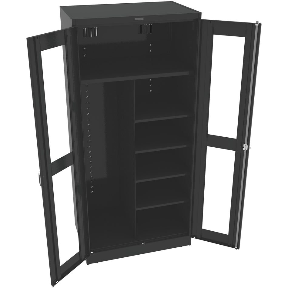 Tennsco 78" High Deluxe Wardrobe Cabinet with C-Thru Doors - Assembled, CVD7820