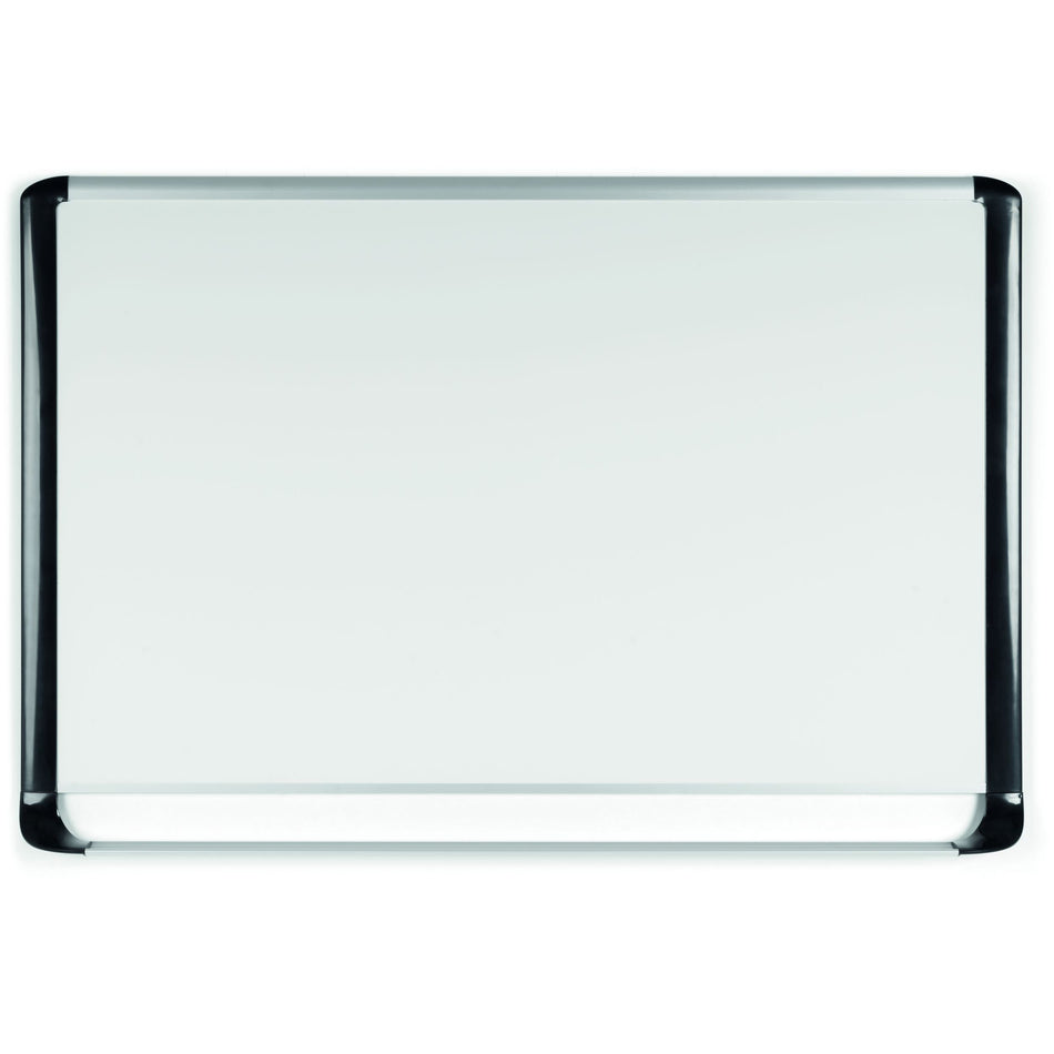 MVI270201 MVI Series Magnetic Laquered Steel Dry Erase Board, Easy Clean, Scratch Resistant Wall Mounting Whiteboard, 48" x 72", Black Frame by MasterVision