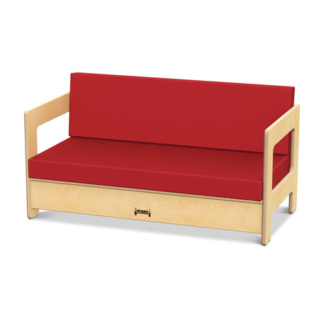 0375JC, Jonti-Craft Living Room Couch - Red