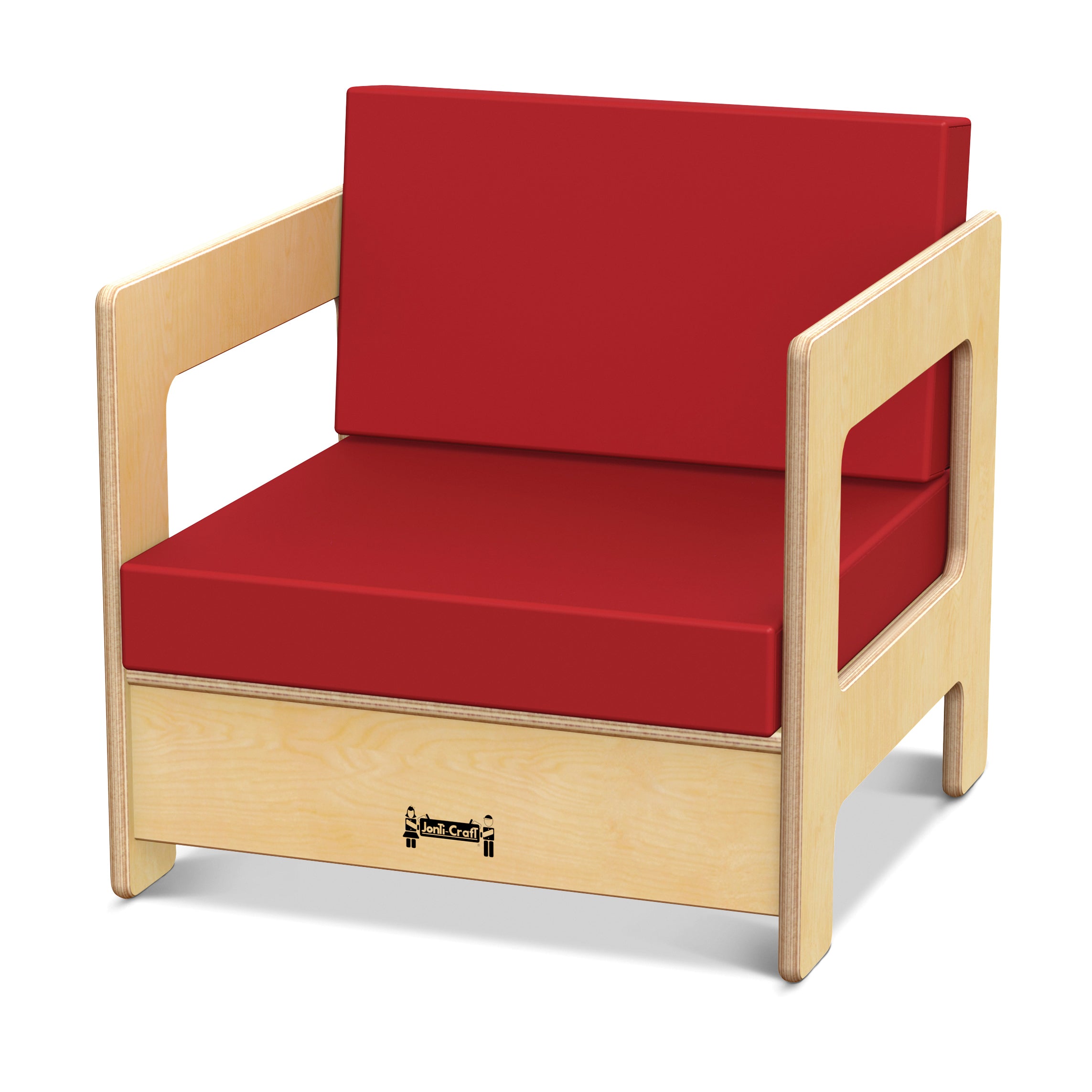 0376JC, Jonti-Craft Living Room Chair - Red