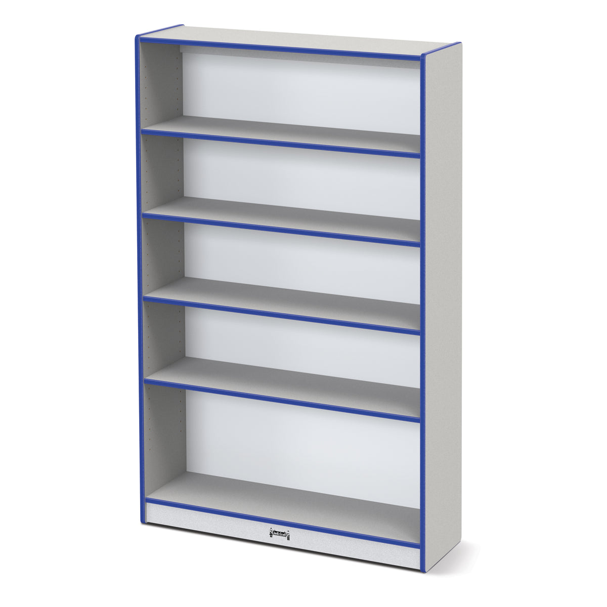 0972JC003, Rainbow Accents Tall Bookcase - Blue