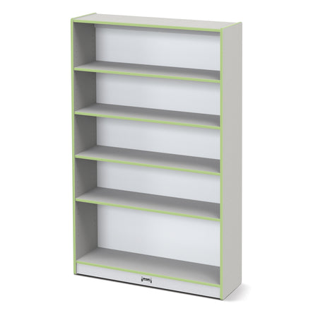 0972JC130, Rainbow Accents Tall Bookcase - Key Lime Green
