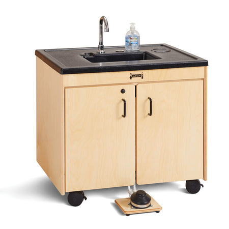 1384JC, Jonti-Craft Clean Hands Helper Portable Sink - Nonelectric - 26" Counter - Plastic Sink