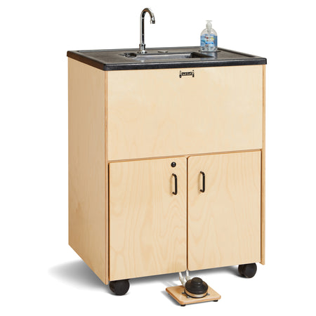 1386JC, Jonti-Craft Clean Hands Helper Portable Sink - Nonelectric - 38" Counter - Plastic Sink