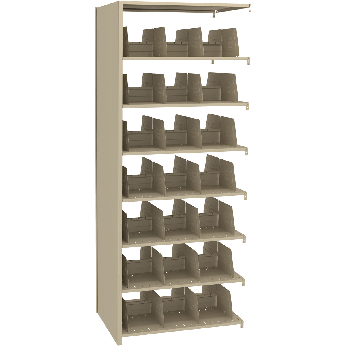 Tennsco 88" High Double Entry Imperial Shelving Adder Unit - 14 Openings, 2488AC