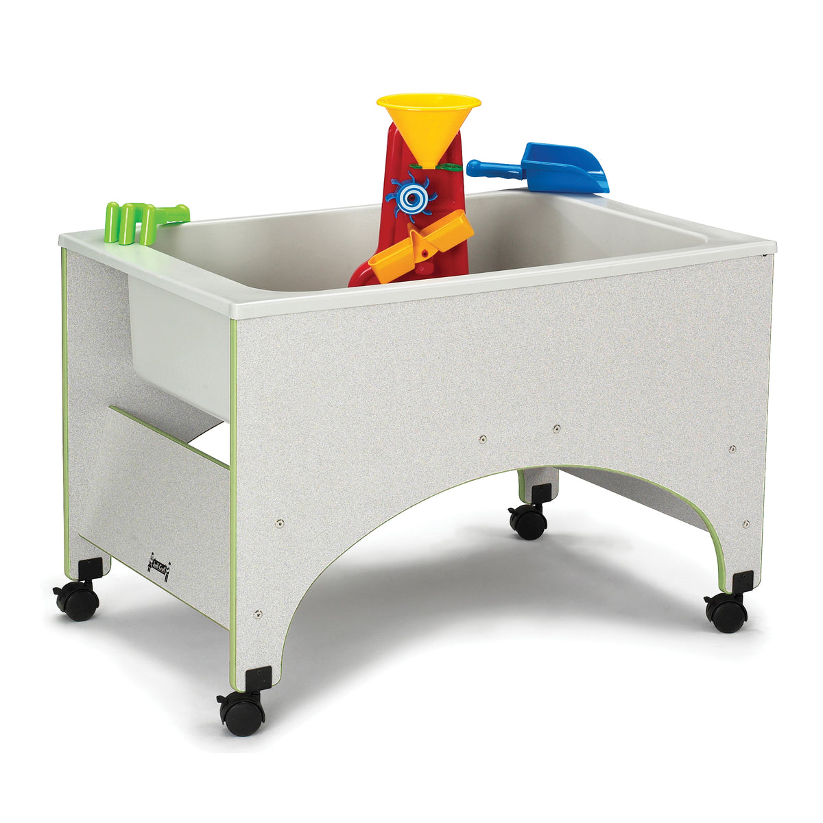 2857JC130, Rainbow Accents Space Saver Sensory Table - Key Lime Green