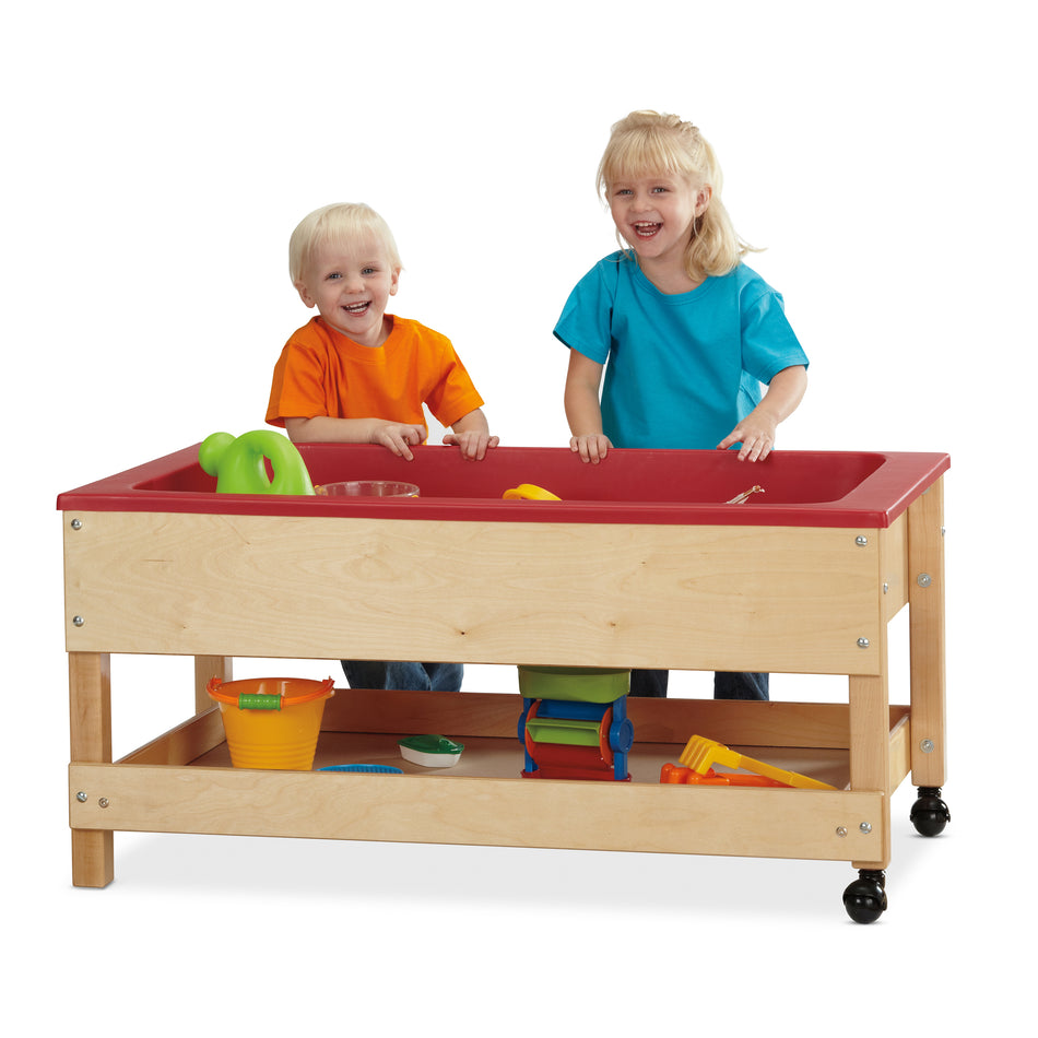 2866JC, Jonti-Craft Toddler Sensory Table with Shelf