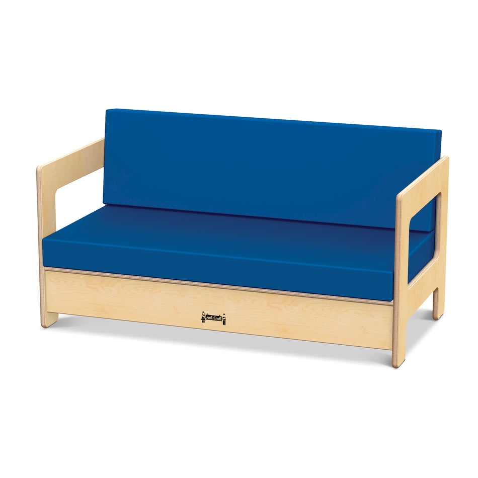 3751JC, Jonti-Craft Living Room Couch - Blue