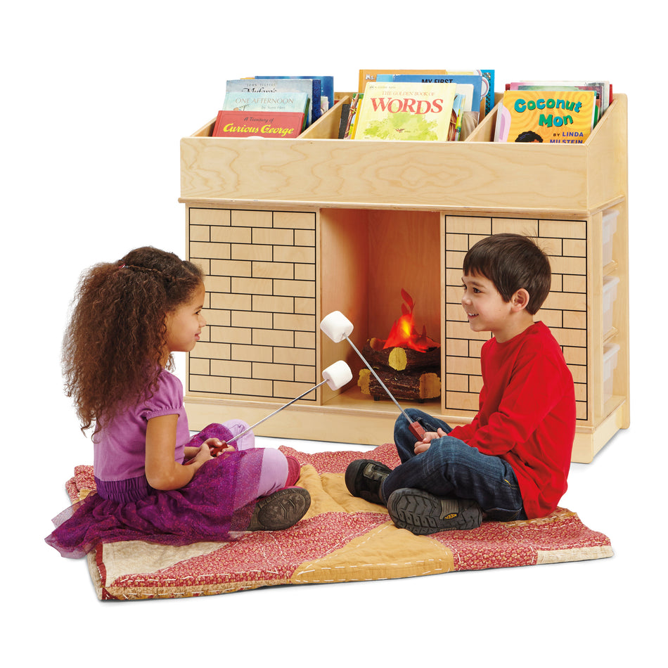3776JC, Jonti-Craft Storybook Fireplace