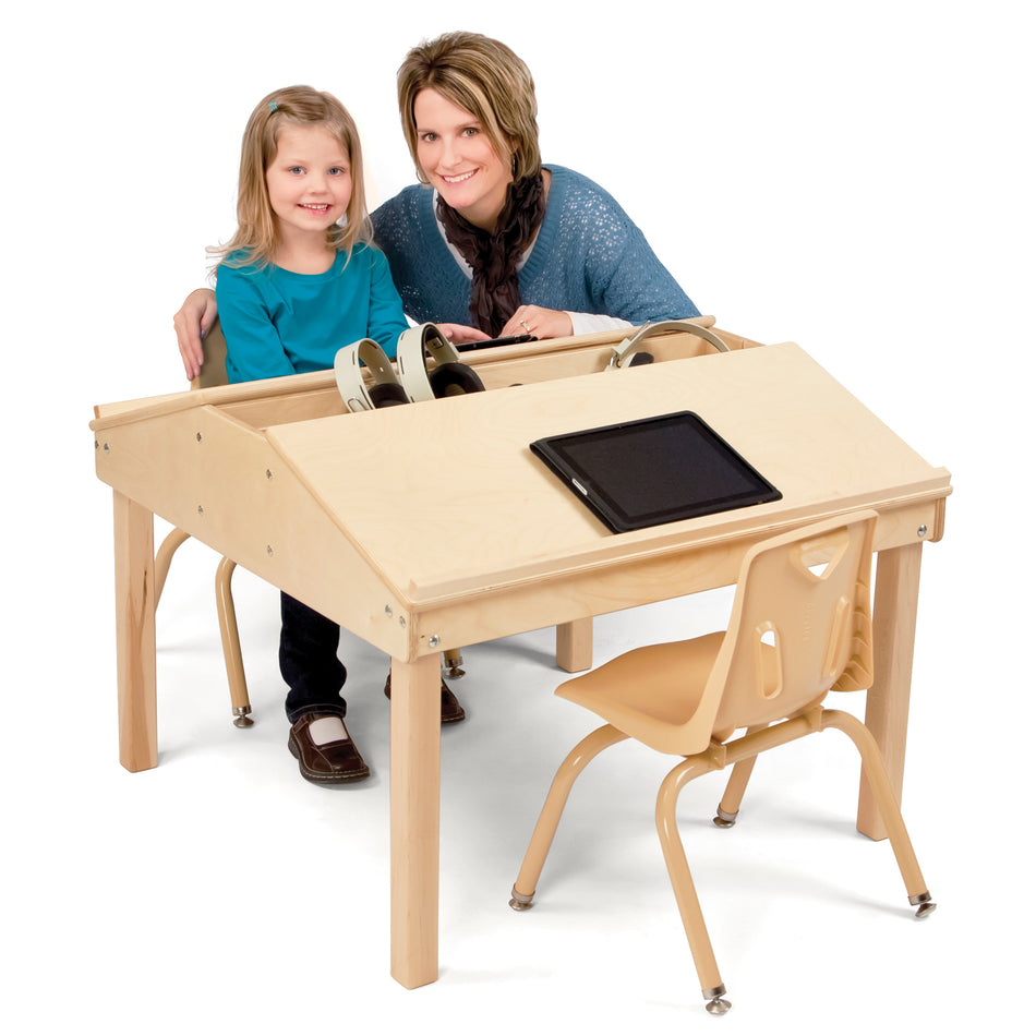 3850JC, Jonti-Craft Quad Tablet And Reading Table - 20.5" High