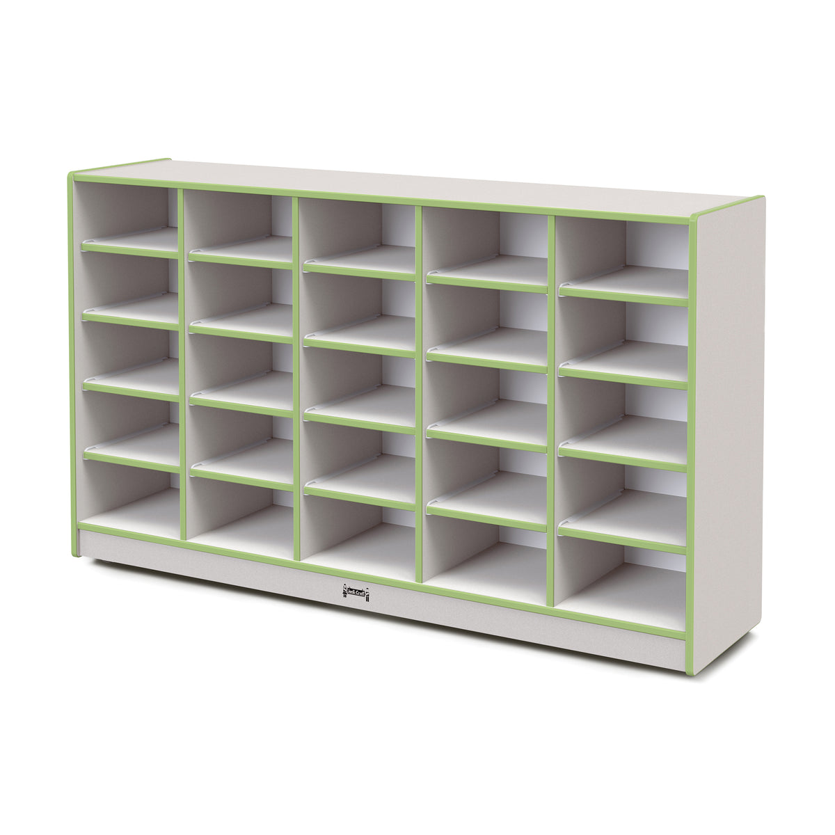 4025JCWW130, Rainbow Accents 25 Tub Mobile Storage - without Tubs - Key Lime Green