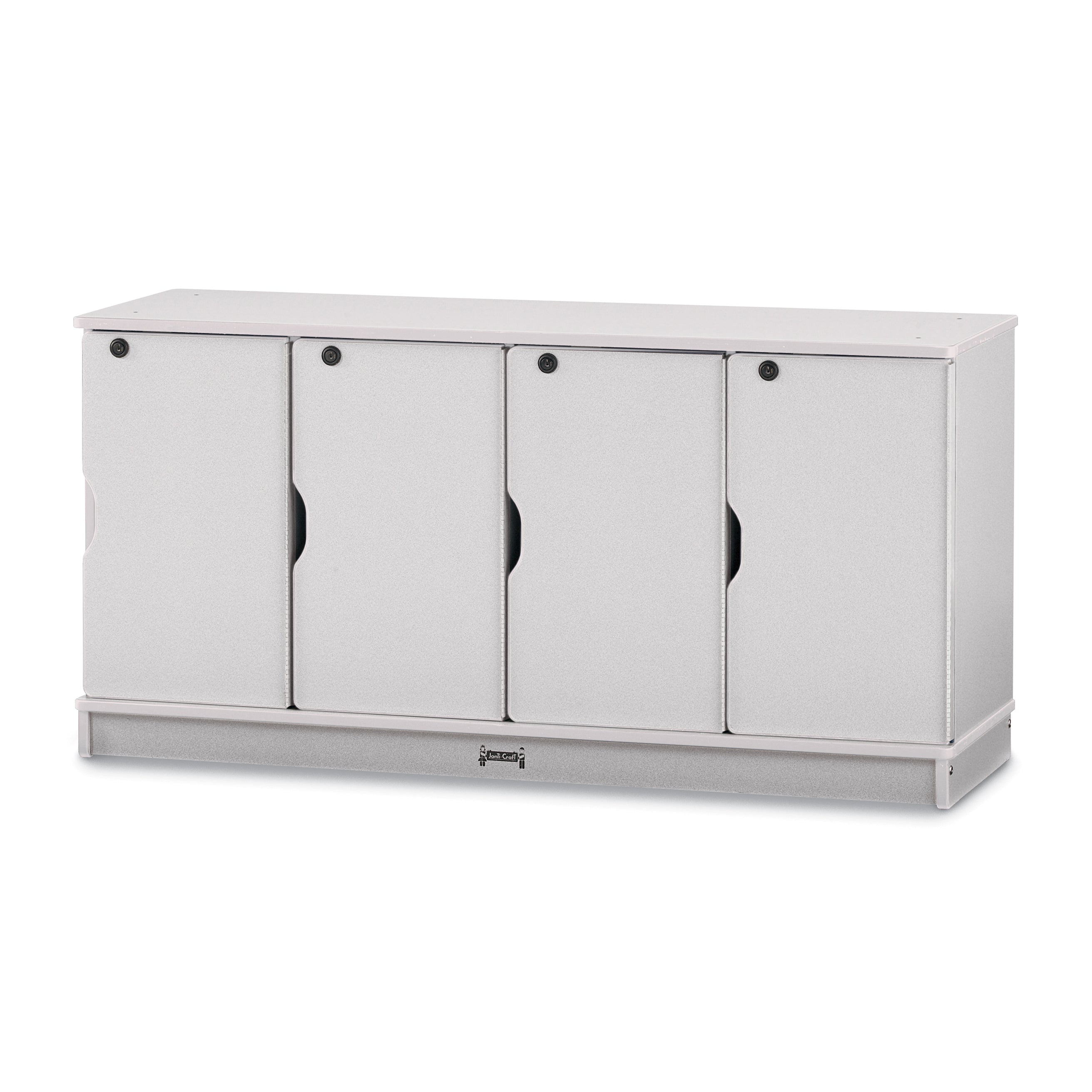 4688JC000, Rainbow Accents Stacking Lockable Lockers -  Single Stack  - Gray