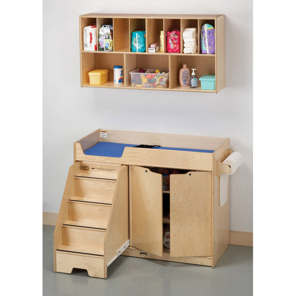 5131JC, Jonti-Craft Changing Table - with Stairs - Left