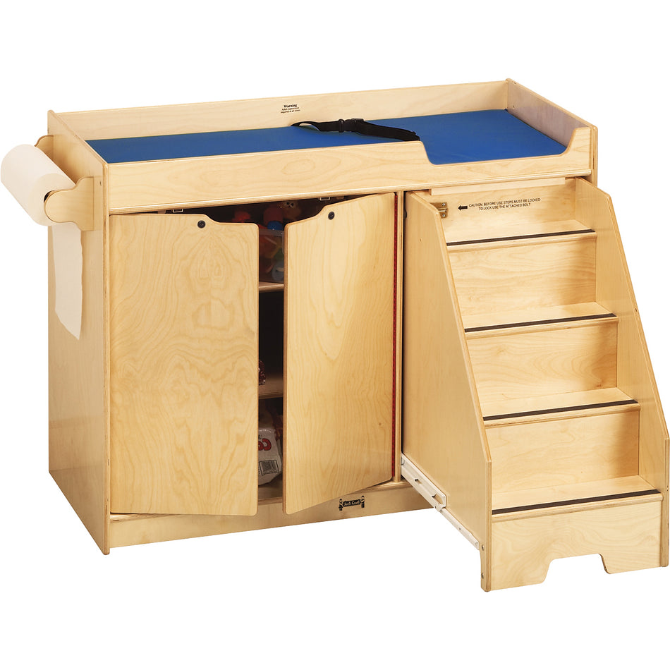 5137JC, Jonti-Craft Changing Table - with Stairs - Right