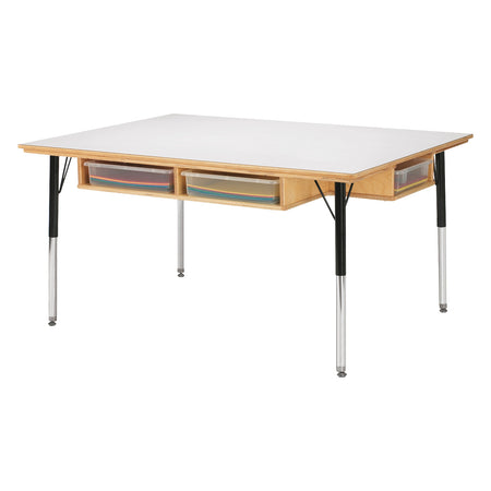 55223JC, Jonti-Craft Table with Storage - 15" - 24" Ht - without Paper-Trays
