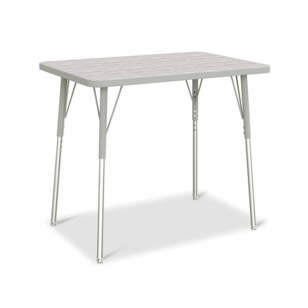 6478JCA450, Berries Rectangle Activity Table - 24" X 36", A-height - Driftwood Gray/Gray/Gray