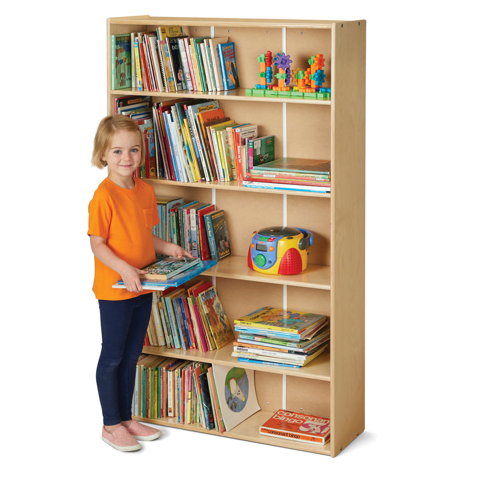 7118YT, Young Time Tall Adjustable Shelf Bookcase