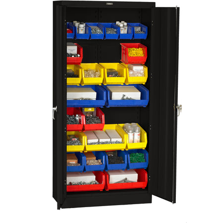 Tennsco 78" High Bin Box Storage Cabinet - Assembled, 7818BC