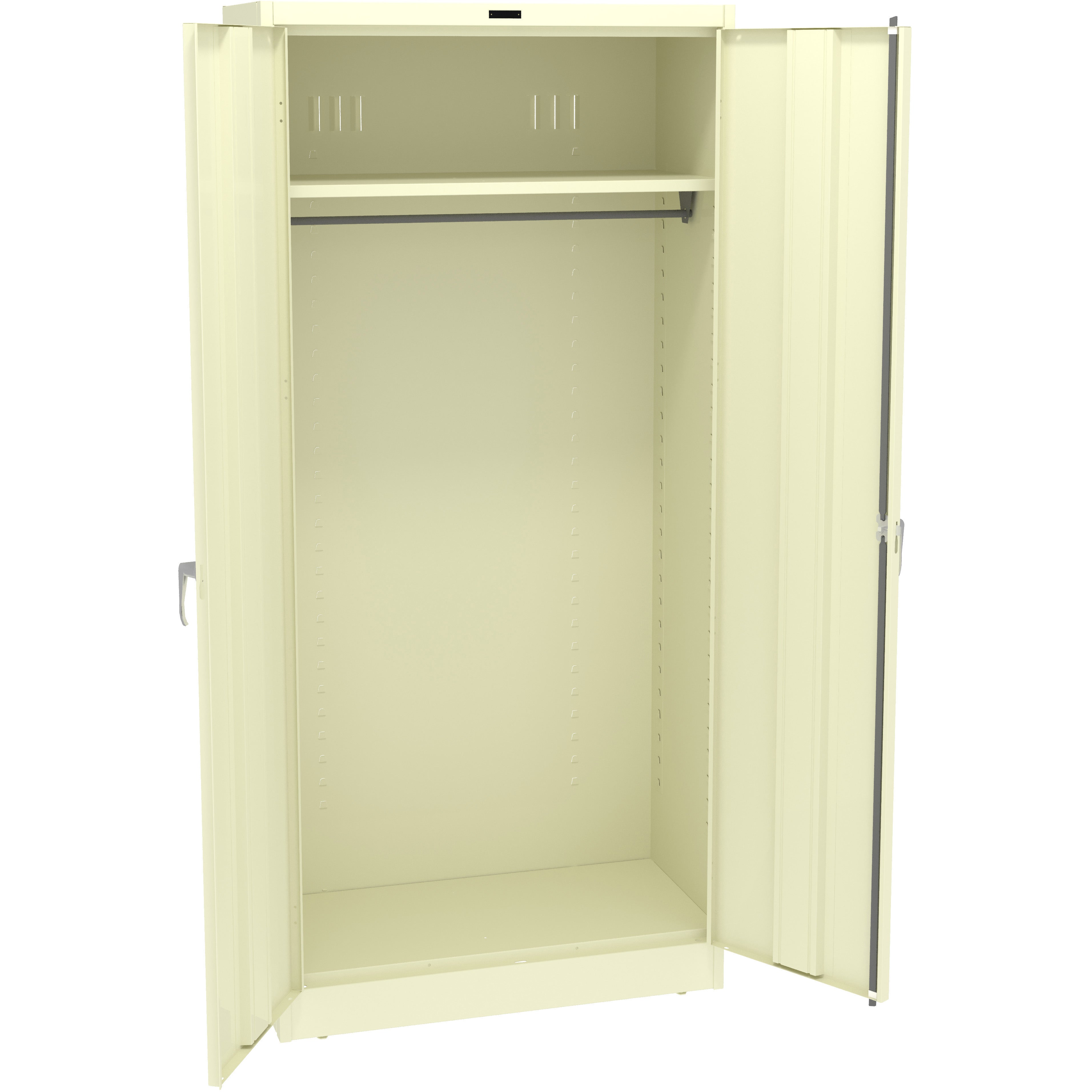 Tennsco 78" High Deluxe Wardrobe Cabinet - Assembled, 7818W
