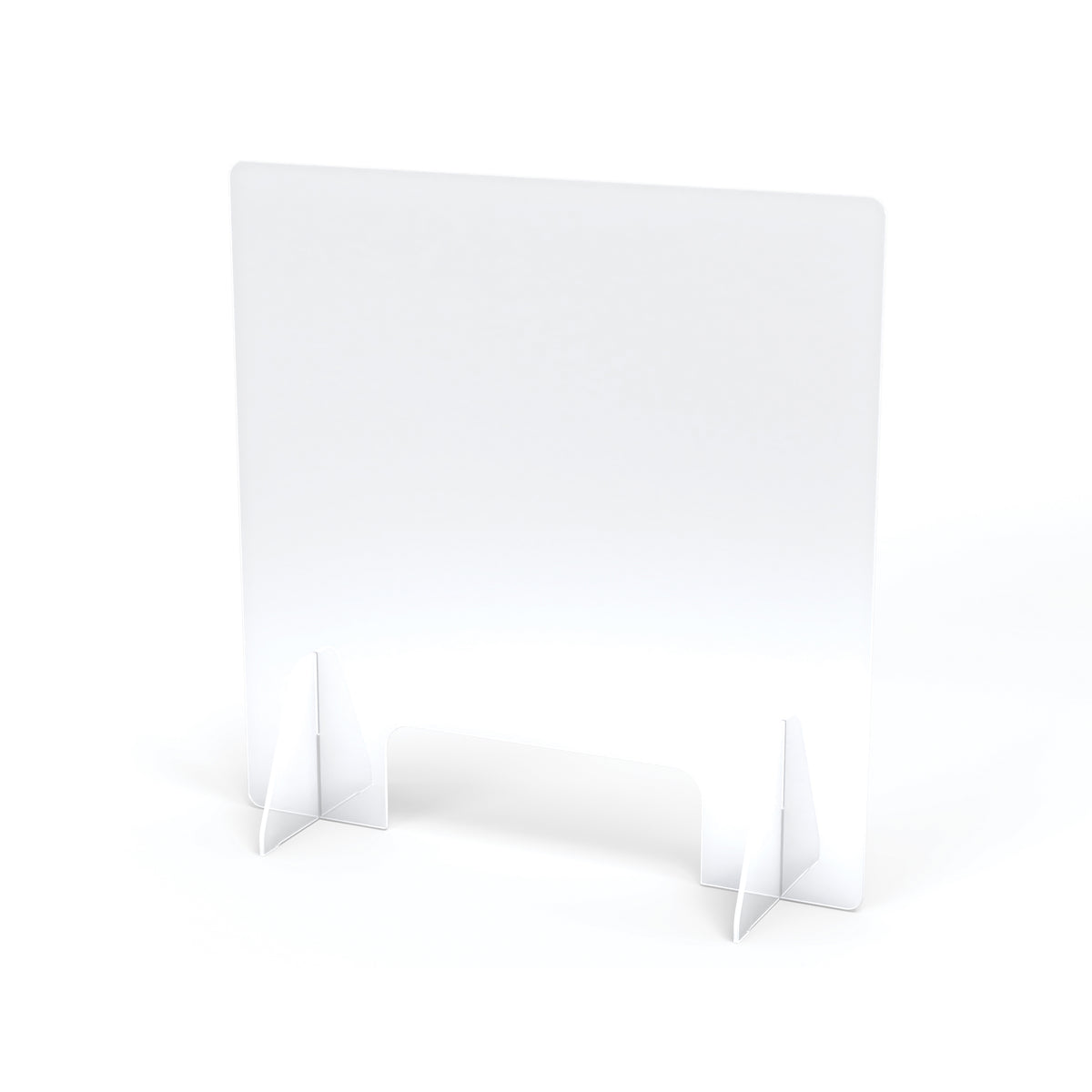 9825JC, Jonti-Craft See-Thru Table Divider Shields - 2 Station with Opening - 24" x 8" x 23.5"