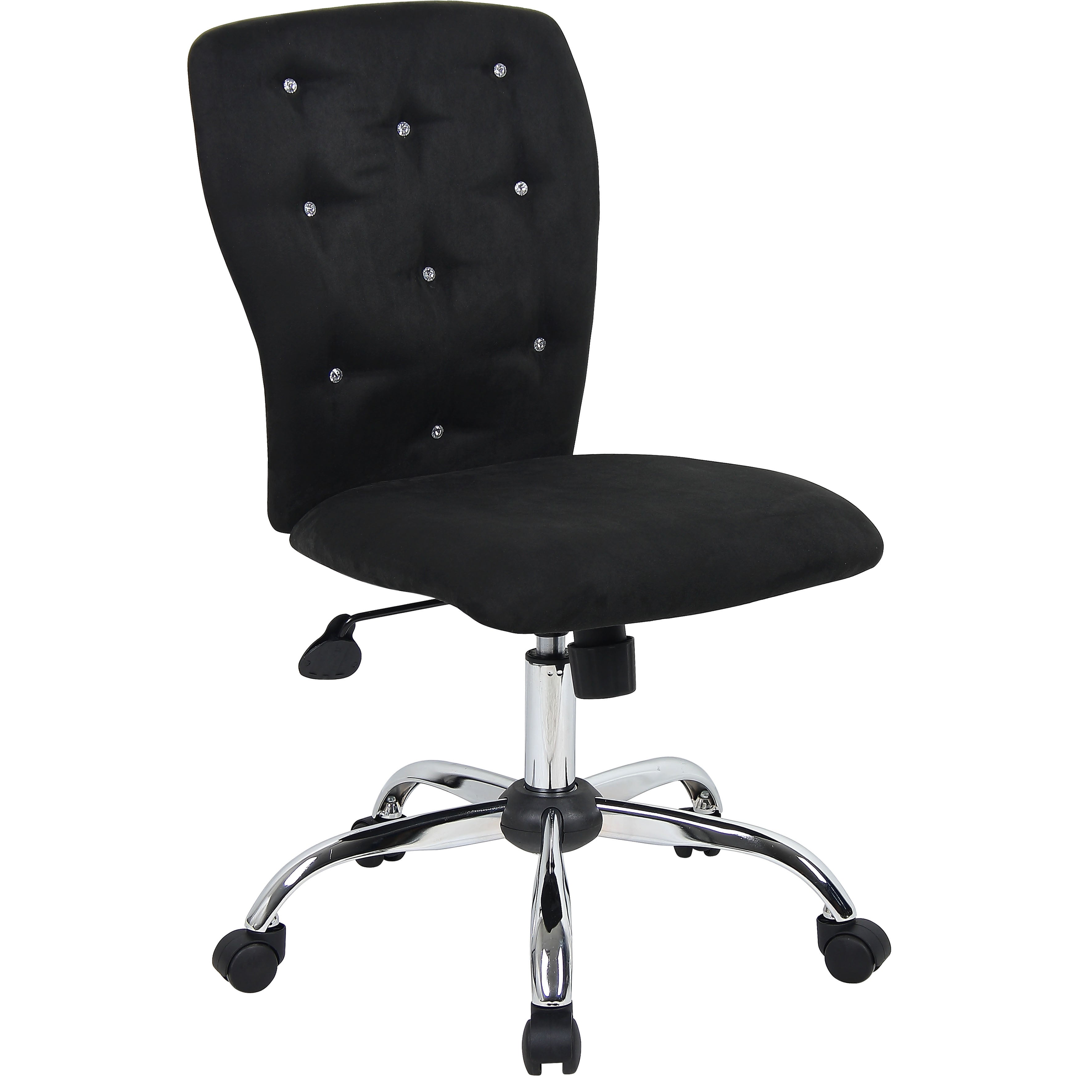 Tiffany Microfiber Chair-Black, B220-BK