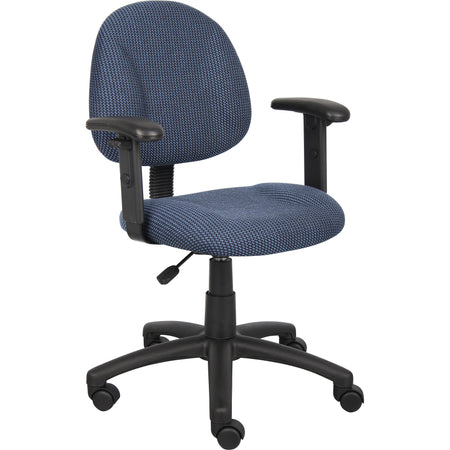 Blue Deluxe Posture Chair with Adjustable Arms, B316-BE