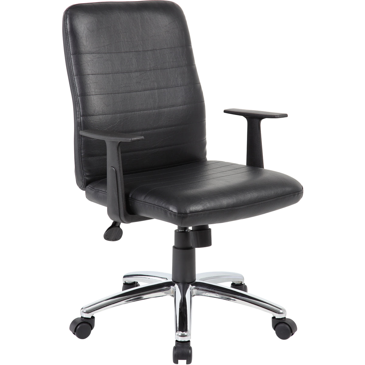 Retro Task Chair with Black T-Arms, B431-BK