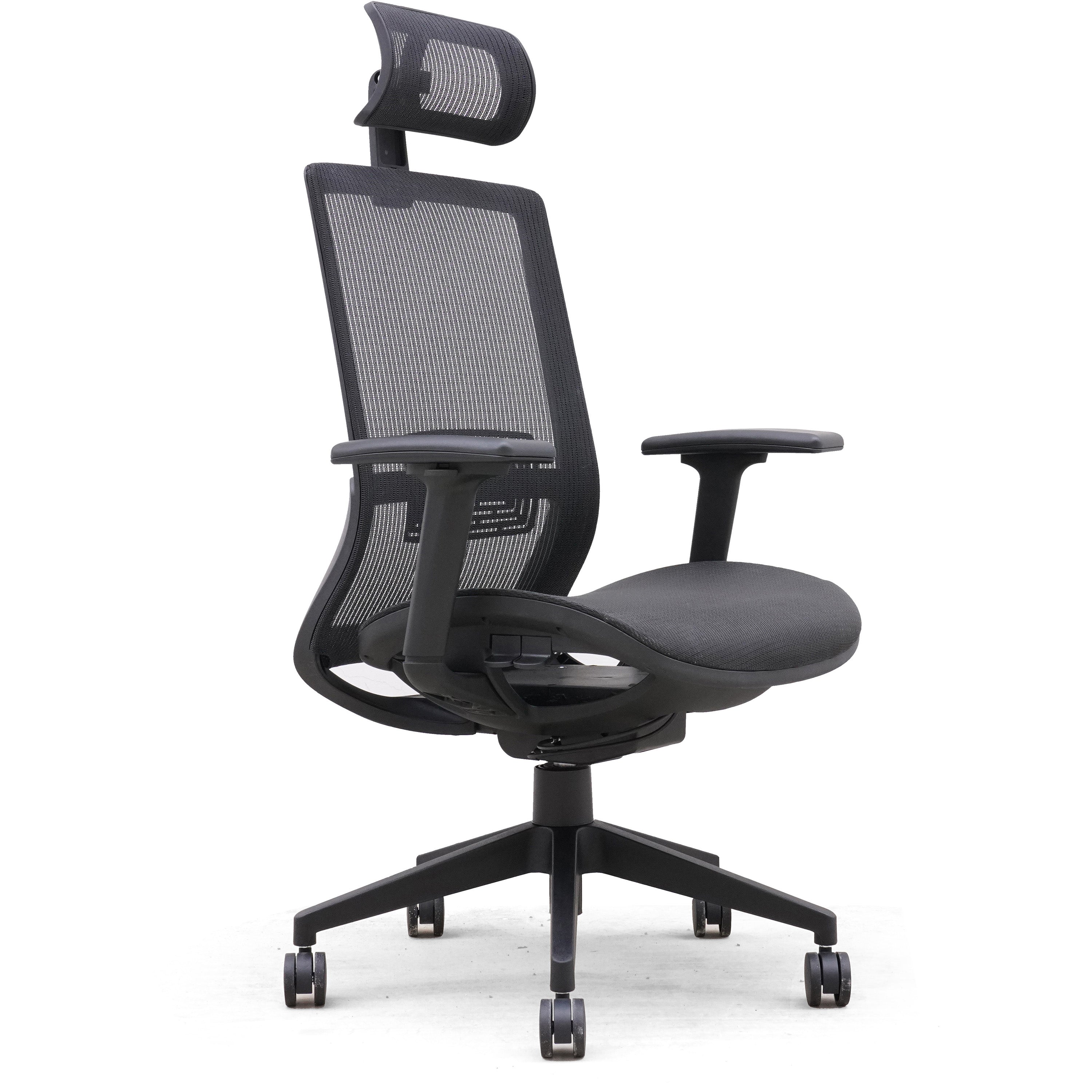 Mesh Task Chair with Headrest, "The Breeze", B6033-HR