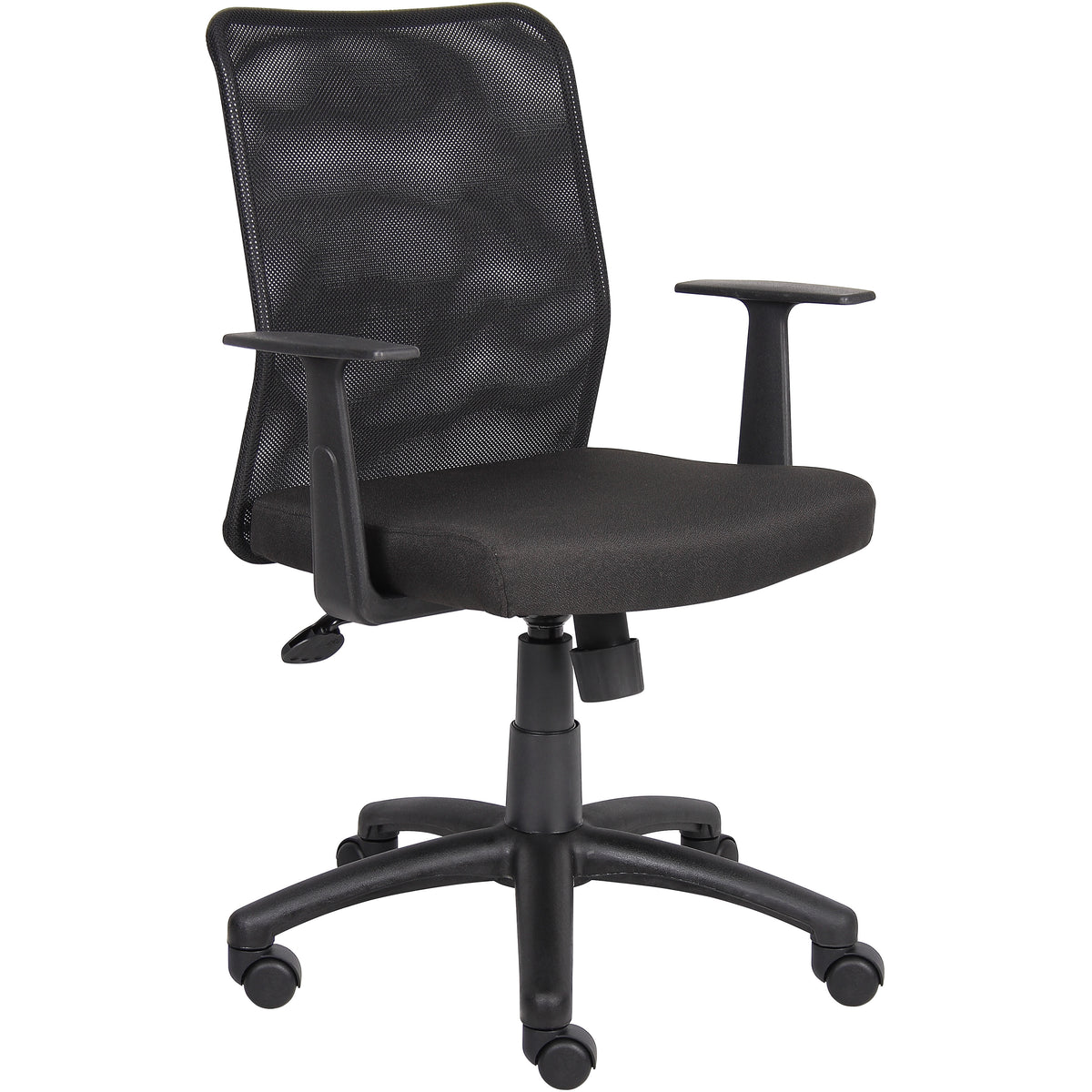 Budget Mesh Task Chair with T-Arms, B6106