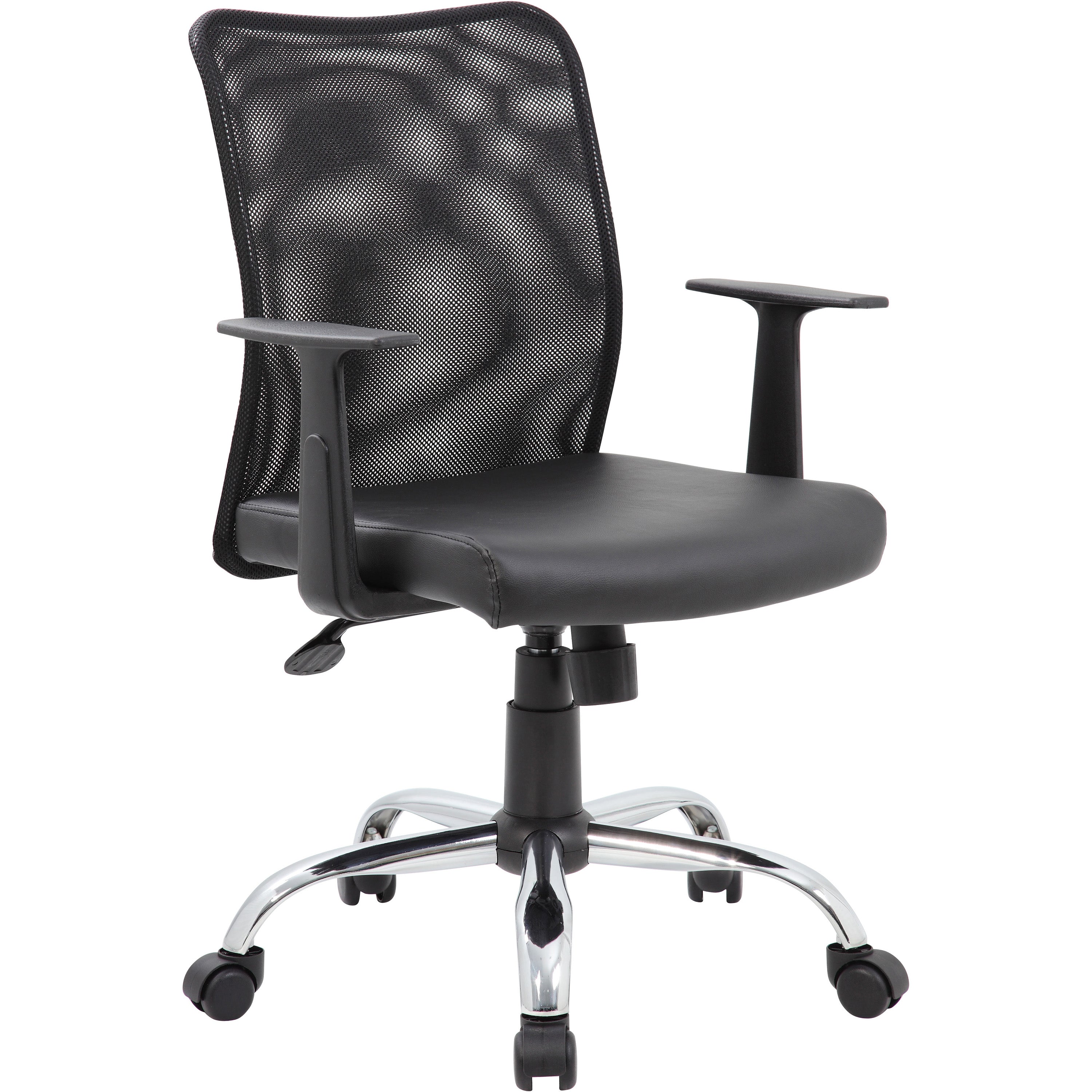 Budget Mesh Task Chair with T-Arms, B6116C-CS