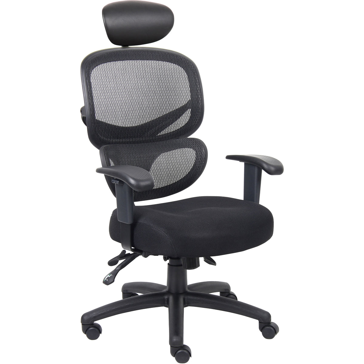 Multi-Function Mesh Task Chair with Headrest, B6338-HR