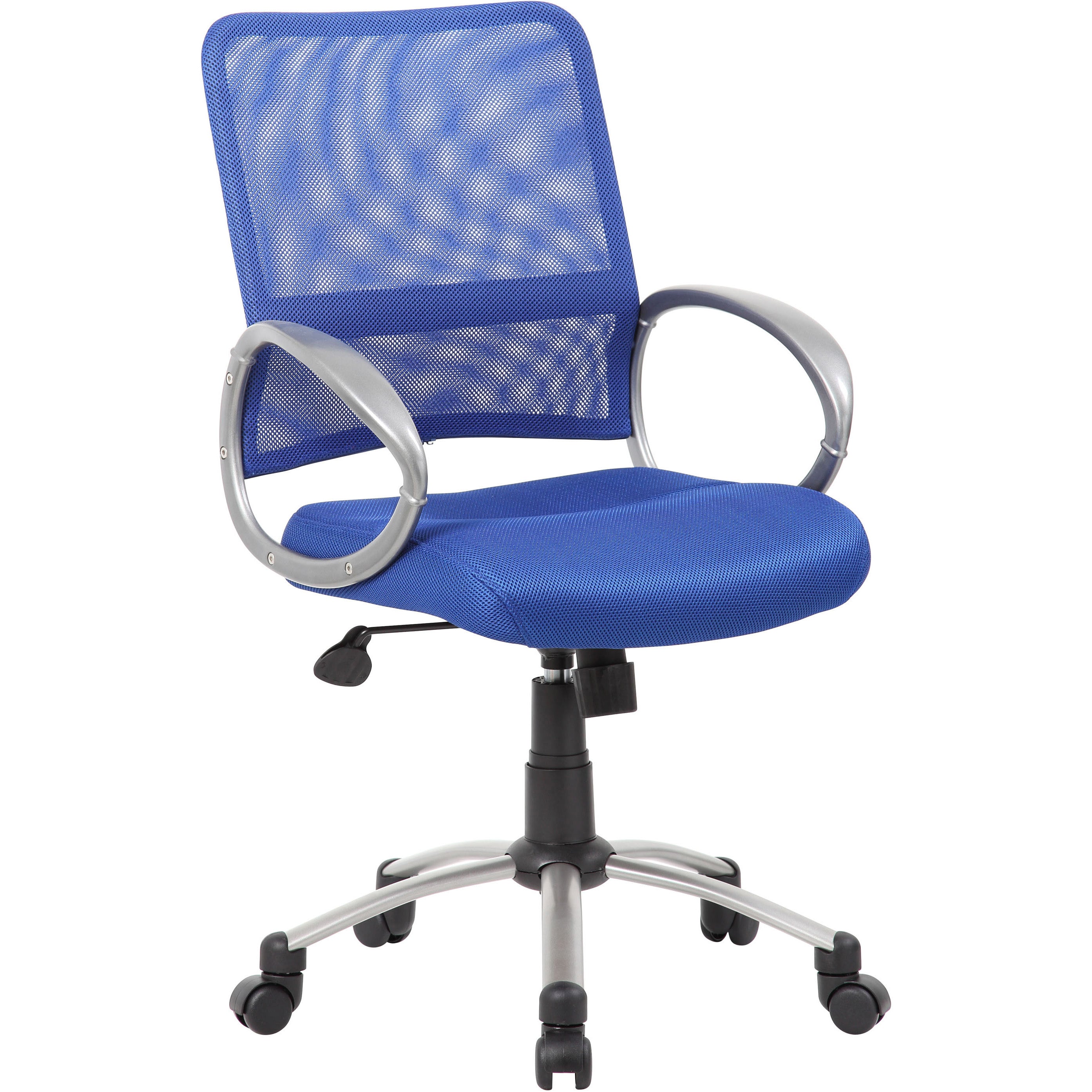 Mesh Back with Pewter Finish Task Chair, B6416-BE