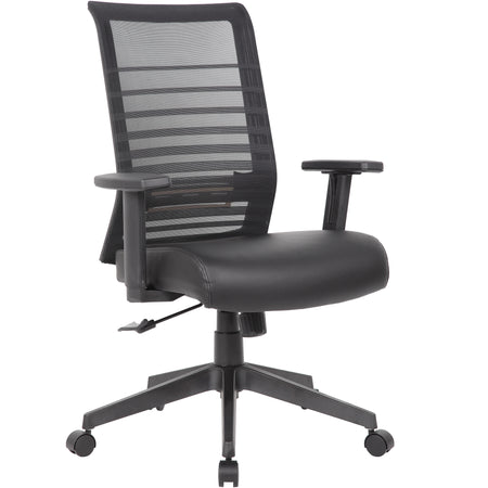 Mesh and Antimicrobial Task Chair, B6566AM-BK