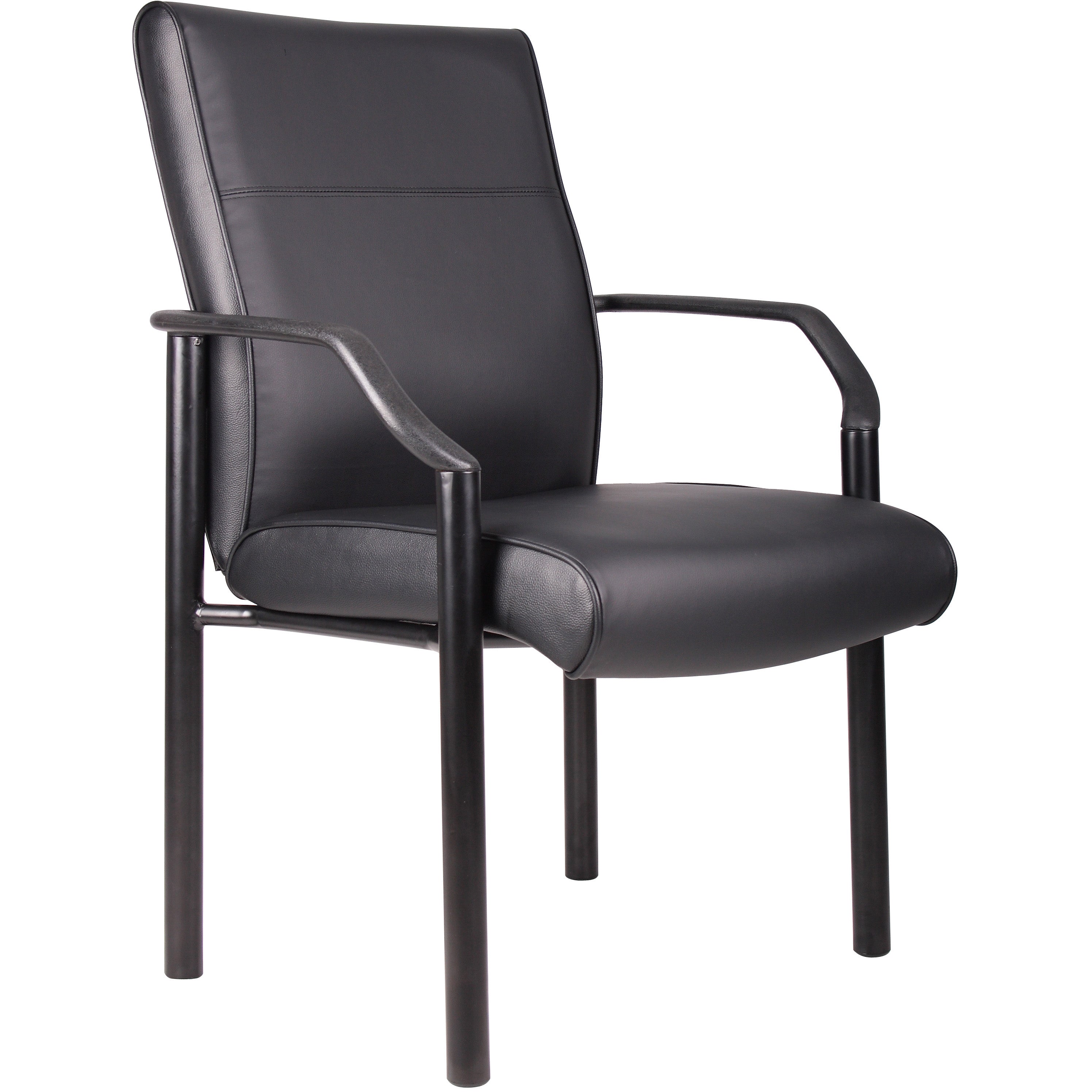 Mid Back Guest Chair In LeatherPlus, B689