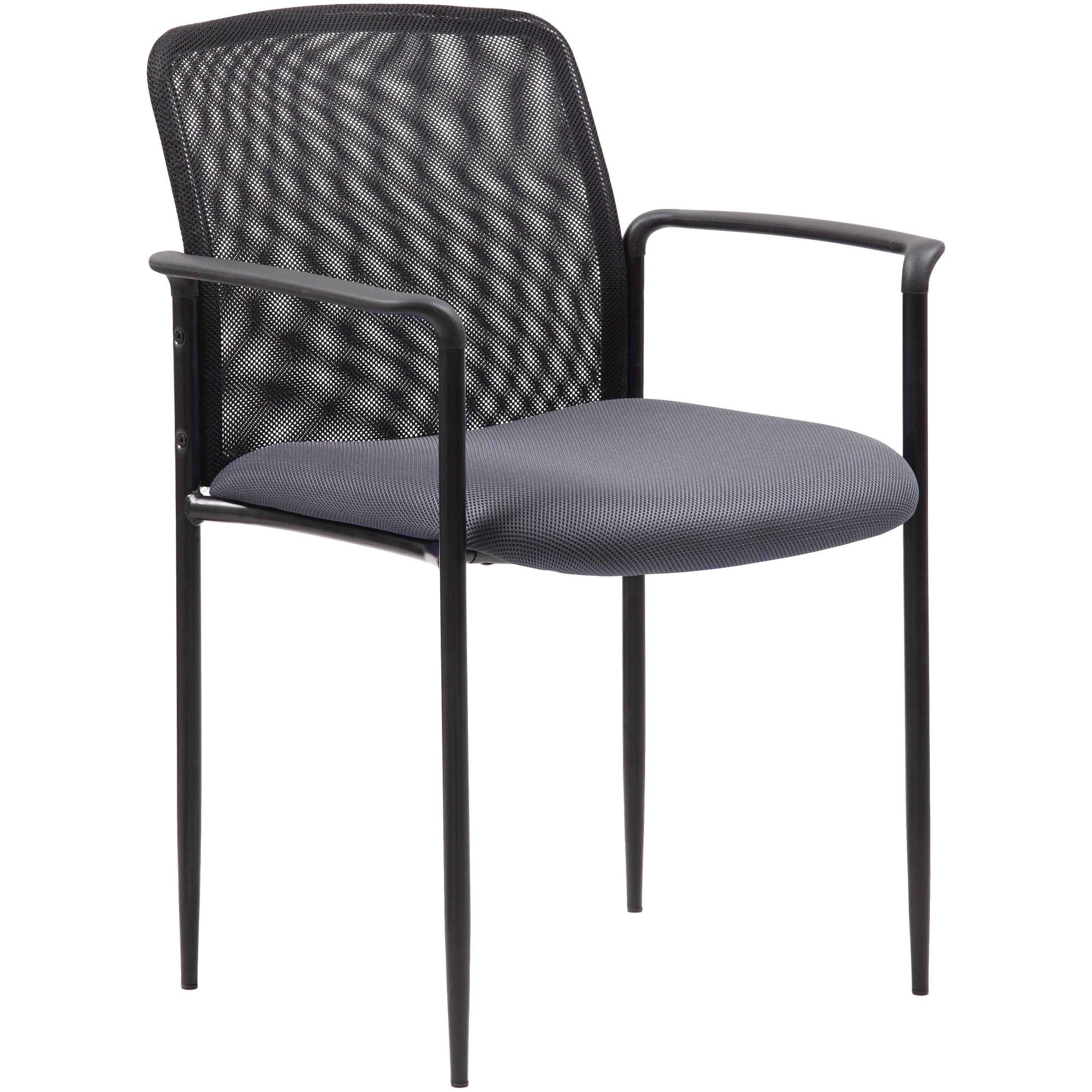 Stackable Mesh Guest Chair - Grey, B6909-GY