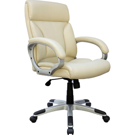Modern Mid Back Executive Chair, Ivory, B7226-IV