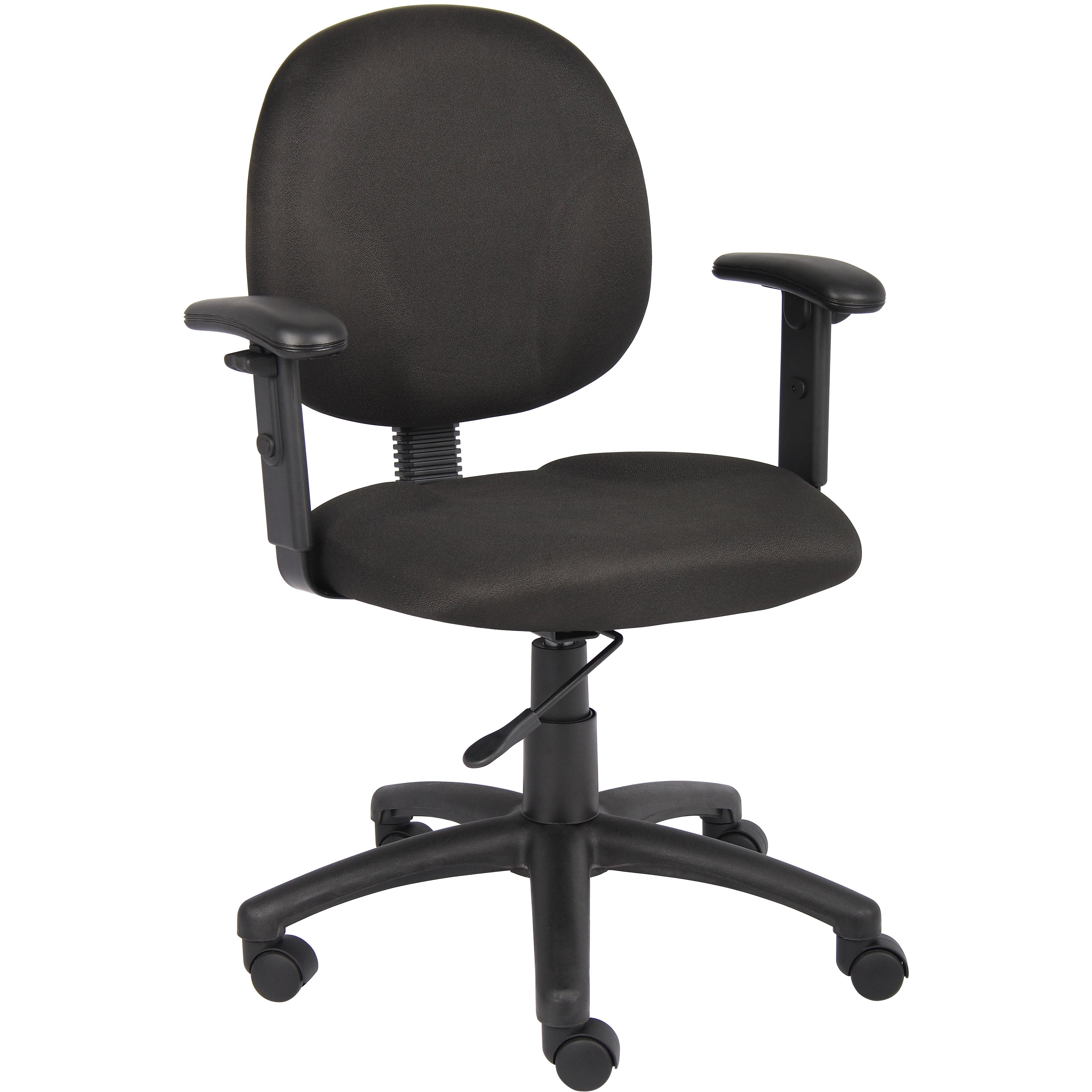 Diamond Task Chair In Black with Adjustable Arms, B9091-BK