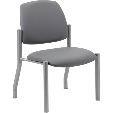 Armless Guest Chair, 300 lb. weight capacity, B9595AM-GY