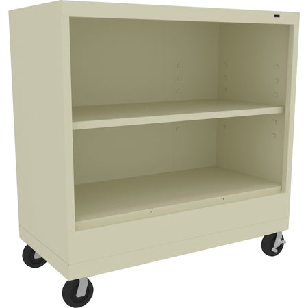 Tennsco 30" High Welded Bookcase with Casters - 18" Deep, BC18-30M