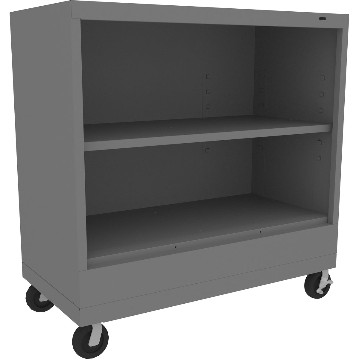 Tennsco 30" High Welded Bookcase with Casters - 18" Deep, BC18-30M
