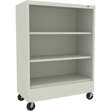 Tennsco 43" High Welded Bookcase with Casters - 18" Deep, BC18-42M