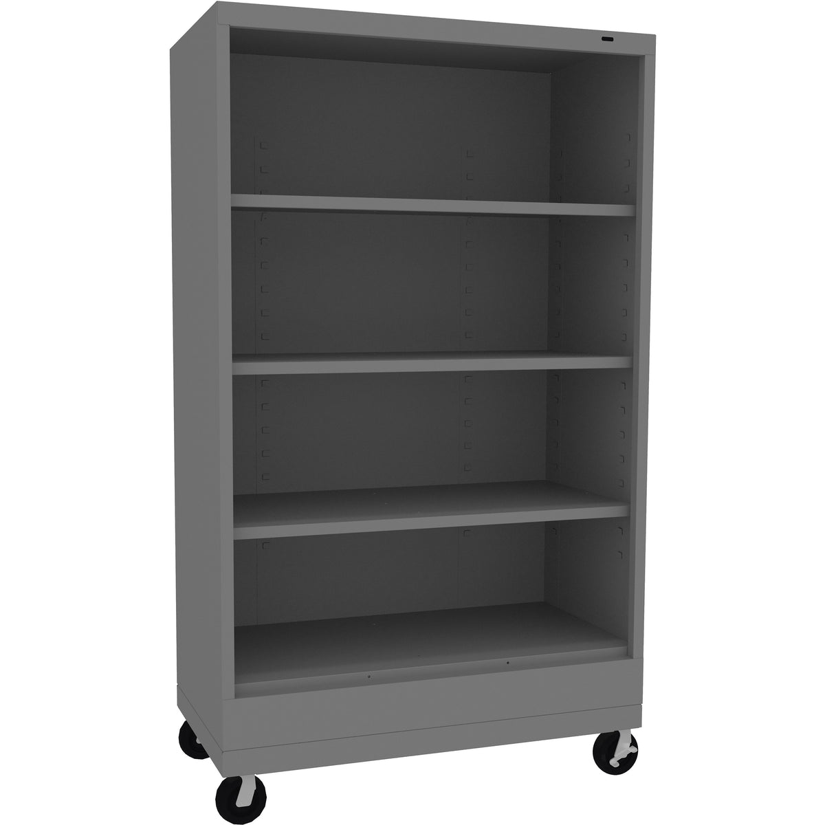 Tennsco 55" High Welded Bookcase with Casters - 18" Deep, BC18-52M