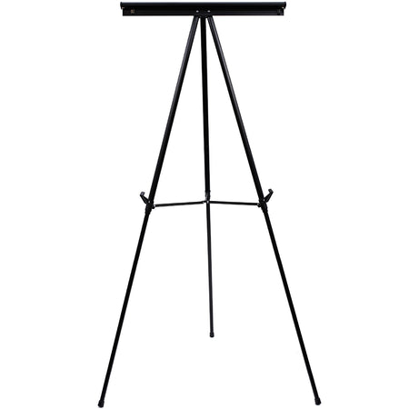 FLX05102MV Portable Heavy Duty Display Easel, Telescoping Adjustable Height Tripod, Adjustable Easel Pad Holder, 70" x 38", Silver Aluminum Frame by MasterVision