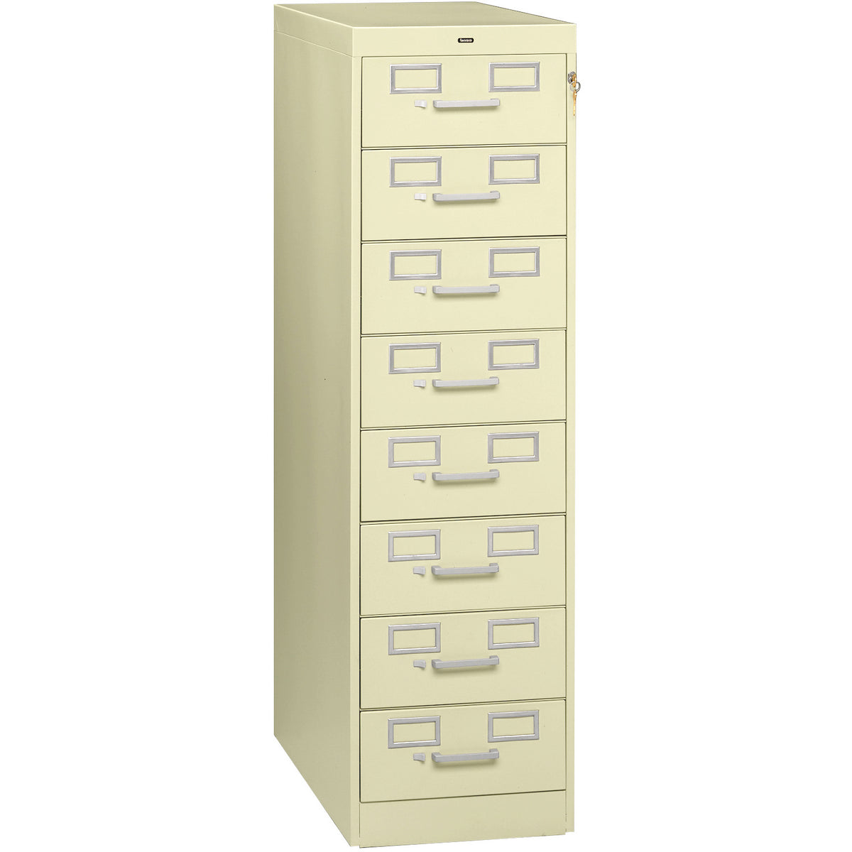 Tennsco 52" High Card File with Eight Drawers, CF-846