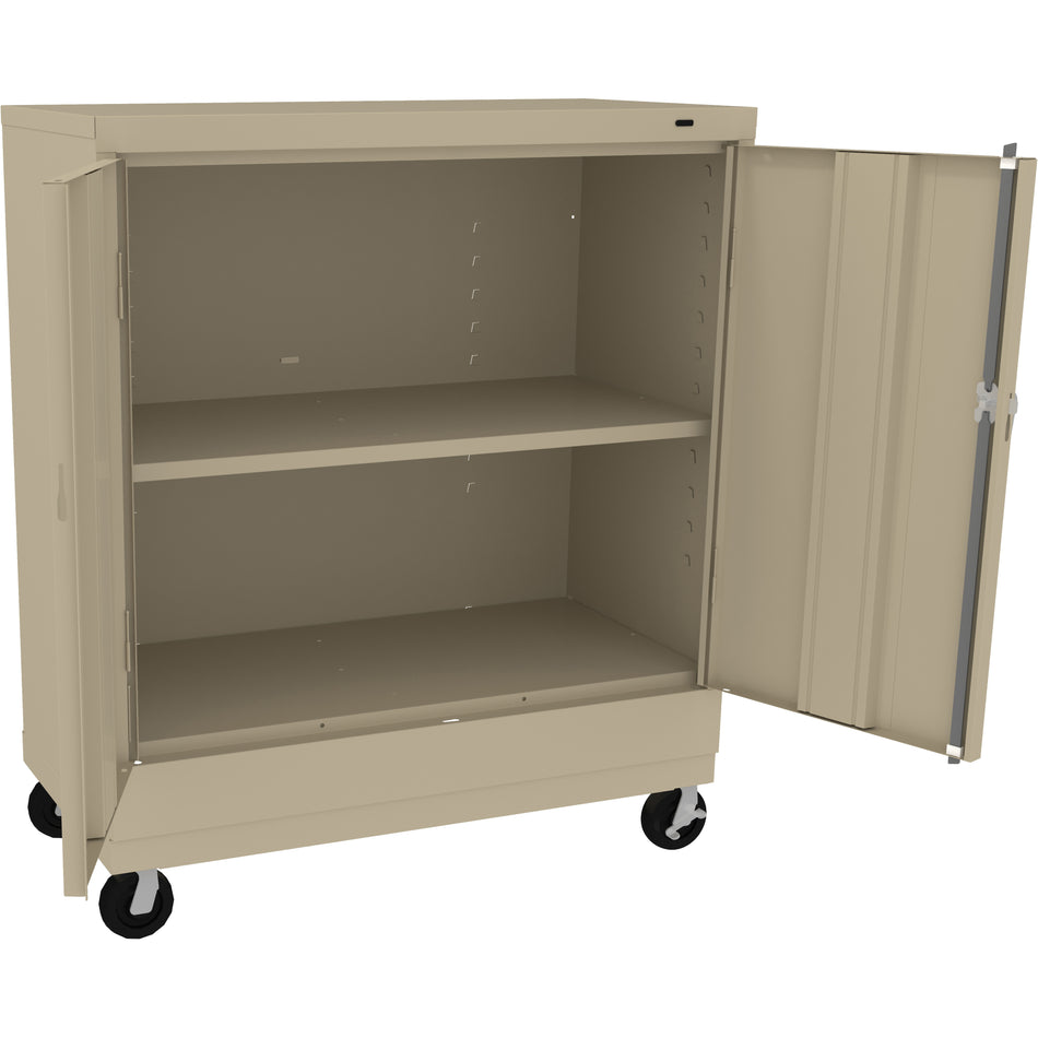 Tennsco 30" High Standard Desk Height Cabinet with Caster Kit - Assembled, CK3024